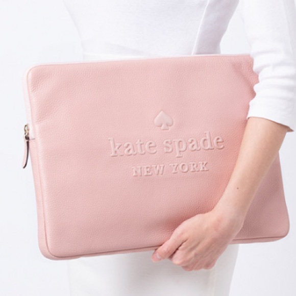 kate spade Handbags - KATE SPADE Sienna Logo Laptop Sleeve Rosy cheeks